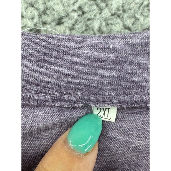 Funny Cat Lover Purple Graphic ShirtI ts Fine Im Fine Everything Is Fine   2XL - Picture 3 of 6